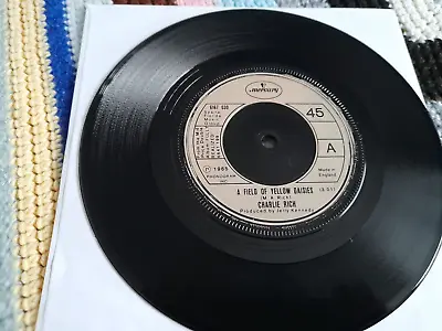 Charlie Rich A Field Of Yellow Daisies/Mohair Sam 7  Vinyl Mercury 1974 6167 030 • £4.99