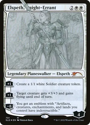 Elspeth Knight-Errant (Secret Lair 701 Sketch) Promo NM CARD ABUGames • $7.75