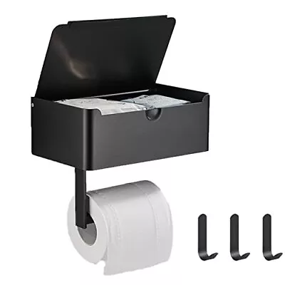 $20.76 • Buy Toilet Paper Holder With Shelf - Rinseable Wipes Dispenser Is Suitable For St...