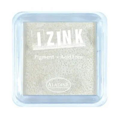 £2.85 • Buy Aladine IZINK Pigment Ink Pad SLOW DRY 5 X 5cm 2.5 X 2.5cm ACID FREE Premium Qul