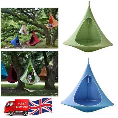 £58.36 • Buy Hanging Swing Chair Seat Kids Hammock Teepee Tent Garden Indoor Outdoor Use