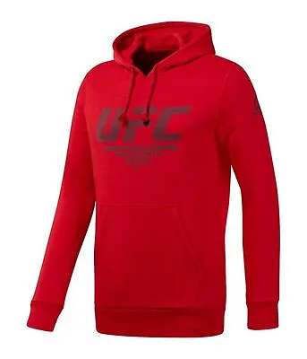 Reebok Mens Fight For More Hoodie Sweatshirt Red Small • $41.63