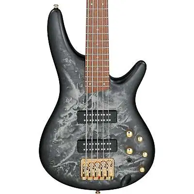 Ibanez SR Standard 5 String Electric Bass - Black Ice Frozen Matte • $479.99