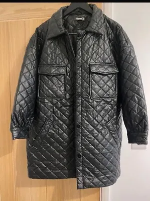 Quilted Jacket Uk10 Oversized  • £12