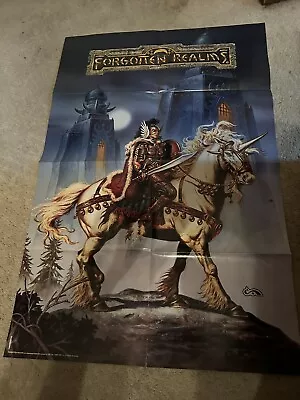 Vintage Dungeons And Dragons Poster Forgotten Realms • $1.99