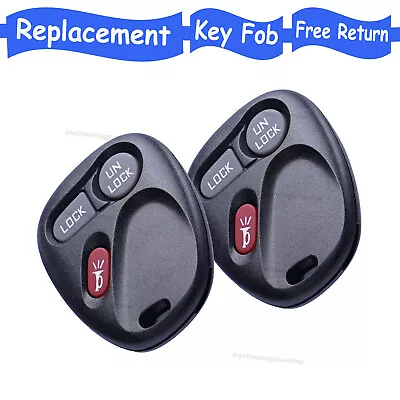 2 For 2001 2002 GMC Sierra 1500 2500 3500 HD Car Remote Keyless Entry Key Fob • $15.95