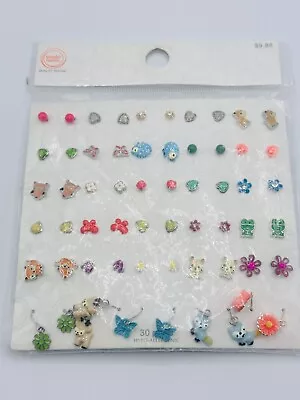 Wonder Nation Jewlery Pack Of 30 Pairs Of Earrings Hypo-allergenic • $6.99