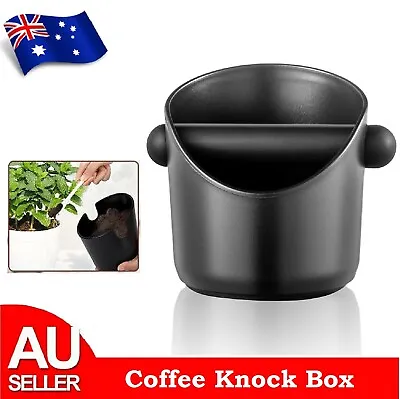 $17.99 • Buy Coffee Grounds Knock Box Knock Bar Espresso Residue Container Stainless Steel AU