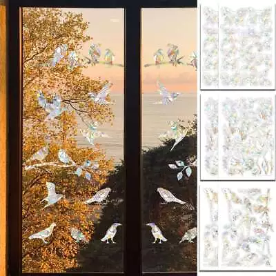 Anti Collision Hummingbird Clings Window Decals Static Window Durable • $6.36