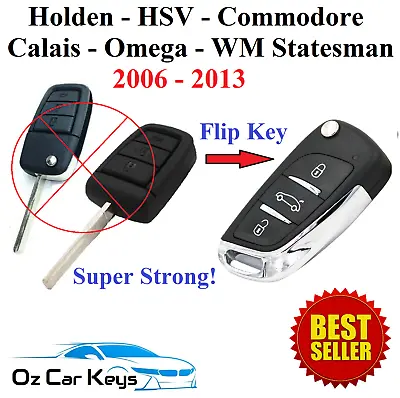 Hsv Holden Ve Commodore Omega Ss Sv6 Calais Berlina Wm Statesman Remote Flip Key • $49