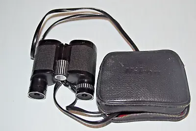 Vintage NIKON 7x21 Compact Binoculars W/ Case Made In Japan • $14.57