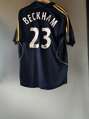 LA Galaxy 2007  Football Shirt Beckham Nameset.  Very Rare £129 On Cfs • £55