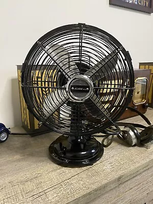 1930S/1940S Retro Allaire No. 8 Oscillating Desk Fan -RUNS GREAT (LOOK AT VIDEO) • $89