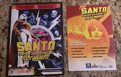 $24.65 • Buy Santo Contra Los Asesinos De Otros Mundos DVD El Santo RARE OOP! R1 US!
