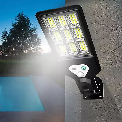 Solar Street Light 72 Leds Solar Lights With 3 Lighting Modes 120° View-Angle • $21.12