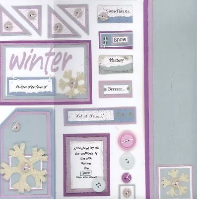 Dee's Designs Kits - My Mind's Eye Quick Layouts Winter Holidays Seasons Kids • $1.99