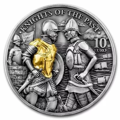 2022 Malta Knights Of The Past High Relief 2 Oz Silver Coin - 999 Mintage • $253.25