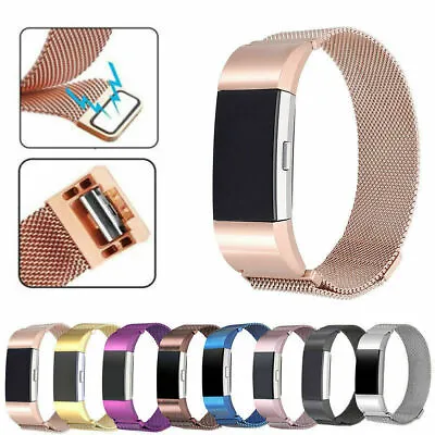 $8.62 • Buy FOR Fitbit Charge 2 Steel Luxury Band Replacement Wristband Watch Strap Bracelet