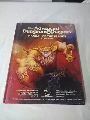 Advanced Dungeons And Dragons Manual Of The Planes Hardcover - 1987 Tsr 2022 • $41