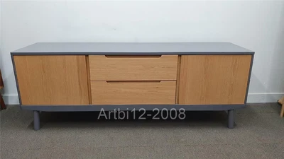 £419 • Buy House By John Lewis Bow TV Stand Sideboard For TVs Up To 70 ,Grey RRP£549 (3218)