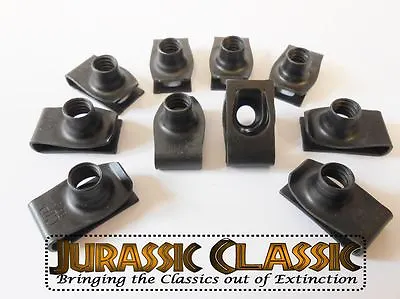 1946-80 Ford 10pk 5/16-18 Extruded Fender Clips U-Nuts Hood Body Panel Console • $16.93