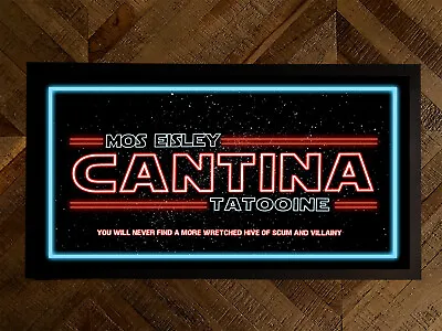 £15.45 • Buy Cantina Tatooine Mos Eisley Bar Runner Movie Inspired Movie Memorabilia Bar Mat