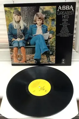 ABBA GREATEST HITS - Mint Condition Vinyl : 1976 Gatefold Sleeve LP Record Album • £6.99