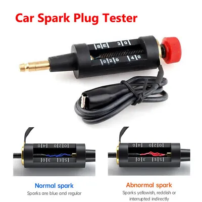 $6.18 • Buy In Line Spark Plug Tester Ignition System Coil Engine Auto Diagnostic Test Tool
