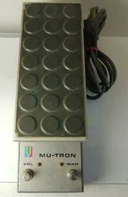 Vintage Mu-Tron C-200 Wah & Volume Effects Pedal Original Musitronics  • $450