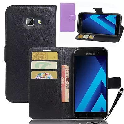 HQ Wallet Money Card Leather Case Samsung Galaxy A3 / A5 / A7 2017 +FREE Stylus  • $7.99