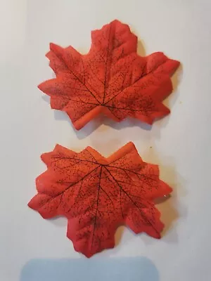 £5.35 • Buy Red Autumn Maple Leaf Hair Clip Festival, Boho, 60's Hippie Summer Of Love