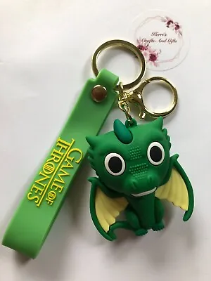 Game Of Thrones Themed Rhaegal Dragon Keyring Keychain More Characters • £6