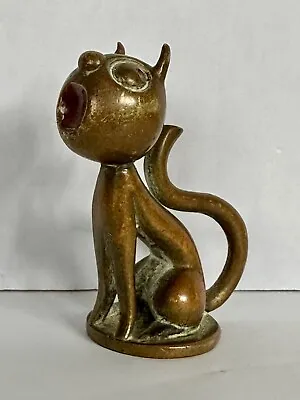 Karl Hagenauer Brass/Bronze ‘Felix The Cat’ Reduced Price To £140 • £140