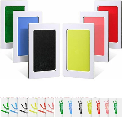 $5.99 • Buy Inkless Baby Ink Print Kit Newborn Footprint Handprint Safe Gift Foot Hand Au