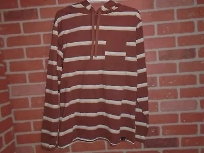 Rsq Mens Striped Style Longsleeve Hoodie Pocket Tee Tshirt-worn 3 Times • $8.99