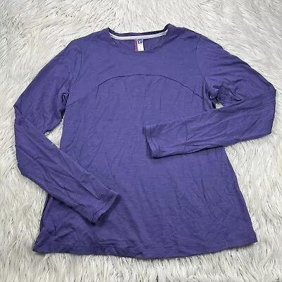 Ibex Women's M Purple Long Sleeve Tee Merino Wool • $29.99
