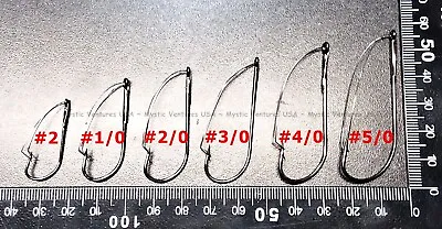 WEEDLESS Sproat Fishing Hooks YOU PICK SIZE QUANTITY #2 #1/0 #2/0 #3/0 #4/0 #5/0 • $6.49