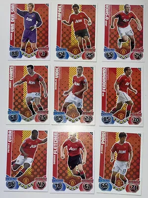 2010-2011 Match Attax Manchester United  • £2.50