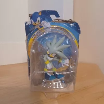 Silver Mini 2.5  Figure Sega Sonic The Hedgehog 5 Points Of Articulation • $15.99