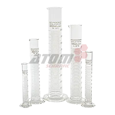 ACADEMY Measuring Cylinder Borosilicate Glass 10ml - 2000ml *Free P&P* • £11.26