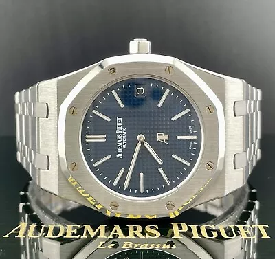 Audemars Piguet Royal Oak   JUMBO  39mm Blue Dial Steel Watch 15202ST.OO.1240ST • $68999.99