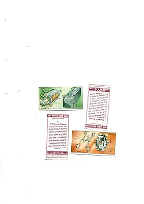 Lambert And Butler  How Motor Cars Work Full Set 25 Reproduction  Cards Exmint • £7.92