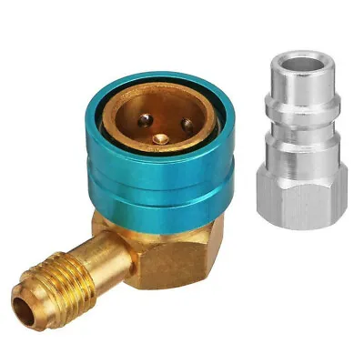 R1234 R1234YF To R134a R134 Low Side Quick Coupler Adapter Car Auto A/C Fitting • $8.99