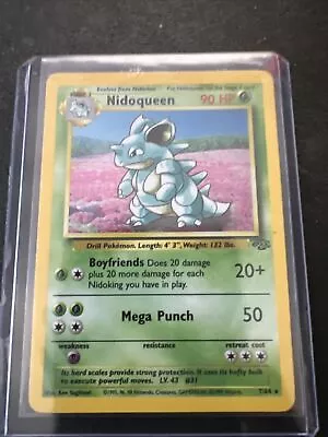 Pokémon TCG Nidoqueen Jungle 7/64 Holo Unlimited Holo Rare • $30