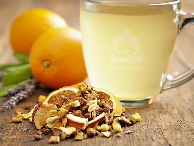 🍑 New! Rare! 🍑🍊 Authentic!! Teavana Citrus Lavender Sage Herbal Tea 2 Oz 🌈🍊 • £22.33