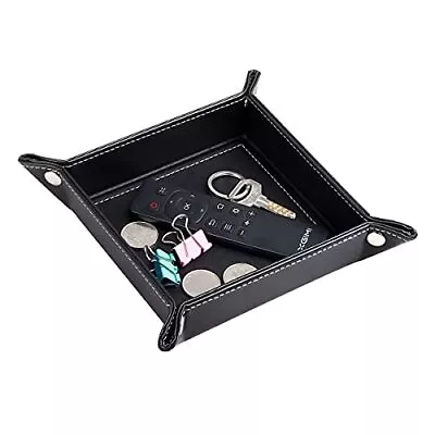 Key Dish Bowl For Men Entryway Catchall Holder Bedside Table Valet Tray For Pock • $14.23