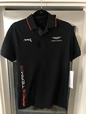£9.99 • Buy Hackett Polo Shirt - Aston Martin Racing Collection Black Amr, M, New