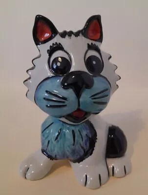 Lorna Bailey Cat Blue Cat Signed By Lorna Bailey • £67