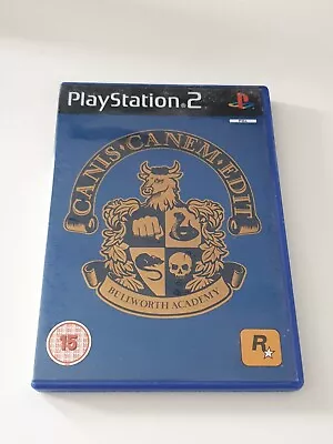 Canis Canem Edit (AKA Bully)  Playstation 2 PS2 With Map / Poster) PAL • £11.50