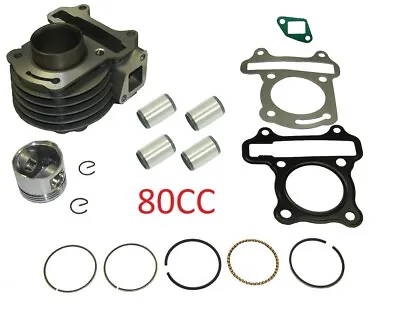 Big Bore Kit GY6 50cc To 80cc Scooter Moped 139 QMB 139QMB Cylinder Piston Rings • $31.61